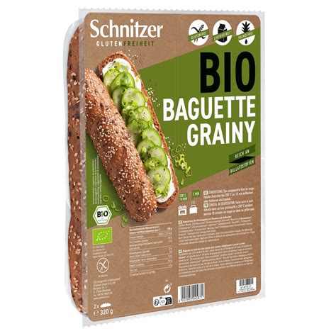 Schnitzer Baguette Grainy Bestel Glutenvrije Producten Van Schnitzer