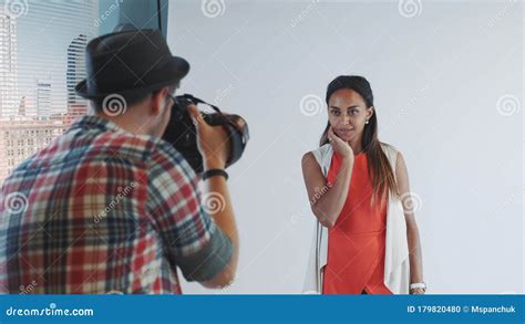 Backside View Of Photographer Taking Photo Of Beautiful Multiracial