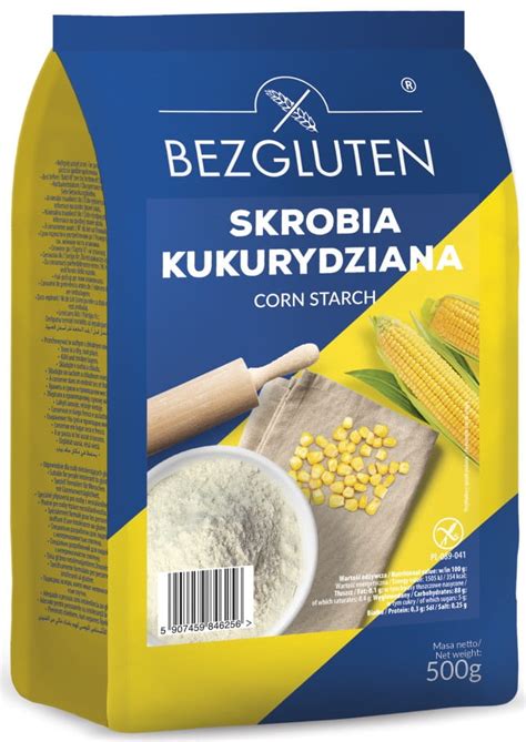 Skrobia Kukurydziana Bezglutenowa G Bezgluten Delikatesy Z Natury