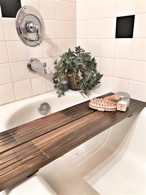 Reclaimed Wood Bathtub Tray Bathtub Tray Bathtub Caddy Wood