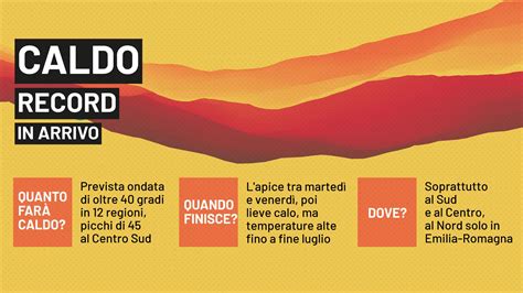 Caldo record lesperto ecco quando sarà lapice Ma non passa