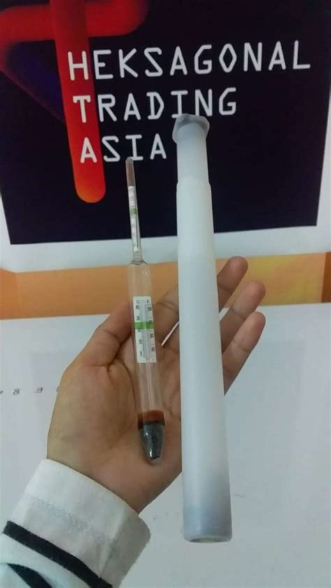 Jual Aquarium Hydrometer Termometer Pengukur Kadar Garam Air Laut Asin