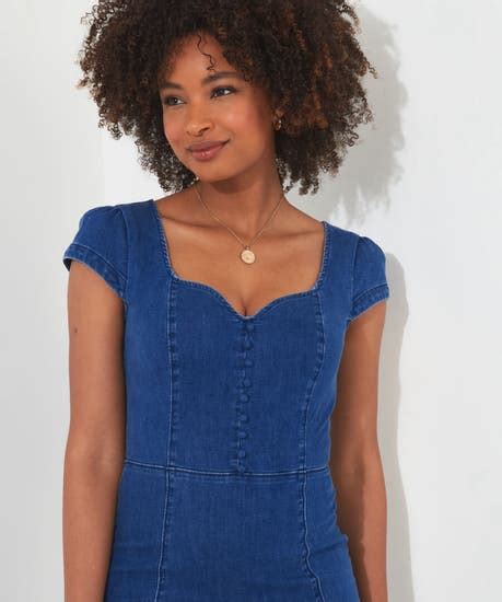 Marcie Denim Dress Womenswear Joe Browns