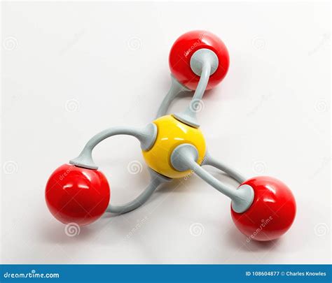 Sulphur Trioxide Chemistry Model of the Molecule it Belongs Too Stock ...