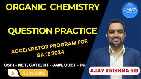 Organic Chemistry Important Question Gate Asap Institute Youtube