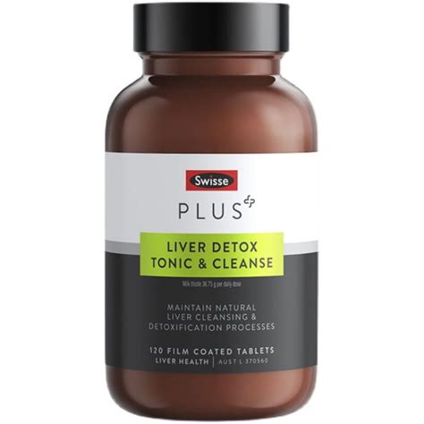 Swisse Plus Liver Detox Tonic And Cleanse 120 Tablets