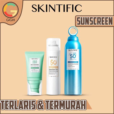 Jual Skintific Sunscreen Series All Day Light Sunscreen Mist Spf50 Pa Body Spray 120ml