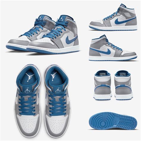 NIKE AIR JORDAN 1 MID TRUE BLUEが1 21に国内発売予定販売店舗掲載中 God Meets Fashion