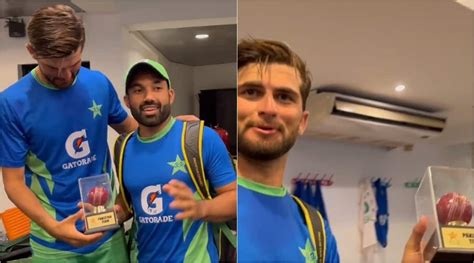 Sl Vs Pak Shaheen Shah Afridi Gets Presented With Special Souvenir