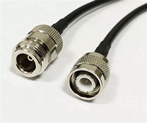 TNC Male To N Type Female Jack Pigtail Cable RG58 50CM For Wifi