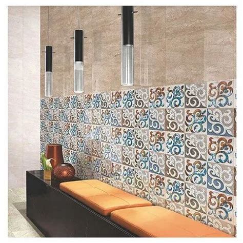 Glossy Kajaria Ceramic Wall Tile 1x2 Ft 300x600 Mm Living Room At Rs