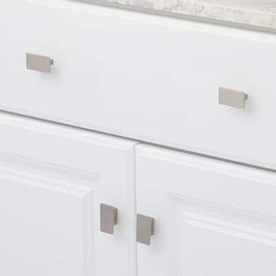 Brushed Nickel Bathroom Cabinet Knobs Artcomcrea