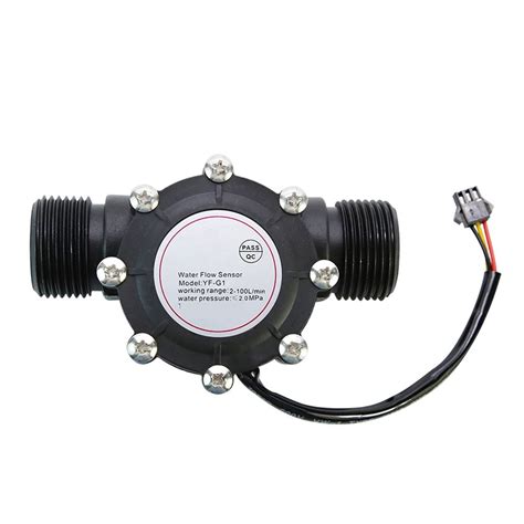 1 Dc 5 18v Water Flow Sensor Flowmeter Hall Flow Sensor Water Control Liquid Flow 1 100l Min