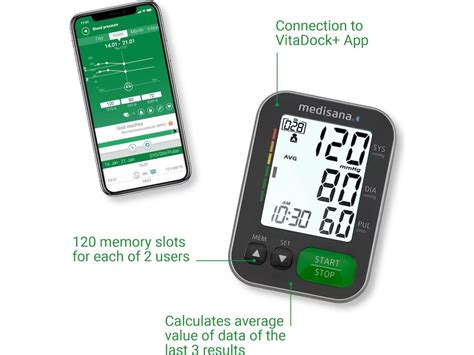 Blutdruckmessgerät Oberarm BU570 connect schwarz Medisana Kaufen auf
