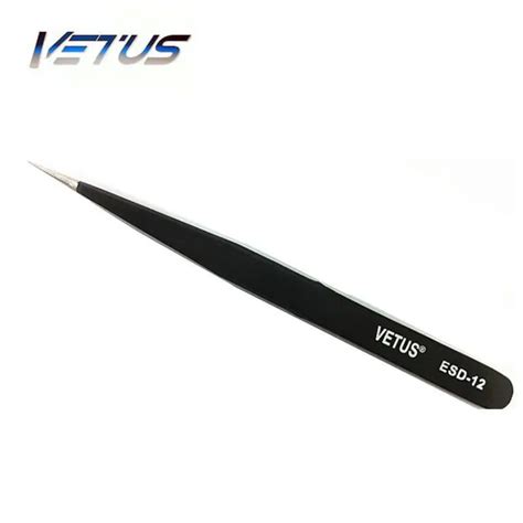 Free Shipping Bga Esd Antistatic Tweezers Esd 12 Vetus Magnetically