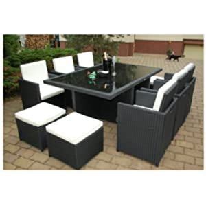 Amazon De Bomey Rattan Lounge Set I Gartenm Bel Set Como Teilig I