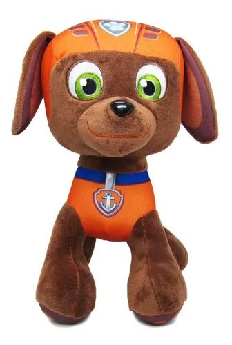 Pelúcia Cão Zuma 30cm Sunny Patrulha Canina Paw Patrol Cor Zuma