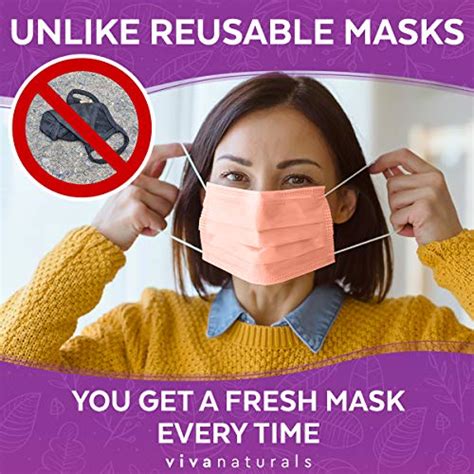 Colored Disposable Face Mask Pack Premium Ply Colored Masks