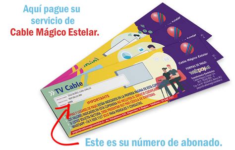 Pago de servicio. - Cable Mágico Estelar