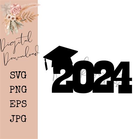 Class Of 2024 Decor Svg I 2024 Graduation Decor Svg I High School Prom