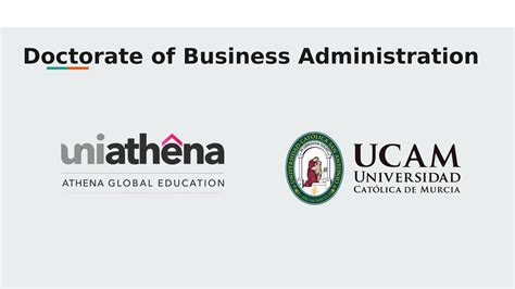 Doctorate Of Business Administration By Uniathena Issuu