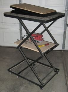 Homemade Workshop Lift Table HomemadeTools Net