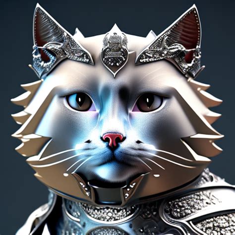 Openjourney Prompt Kneeling Cat Knight Portrait Finely PromptHero