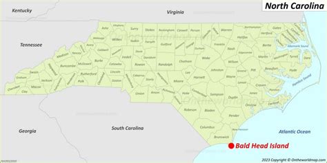 Bald Head Island Map | North Carolina, U.S. | Detailed Maps of Bald ...