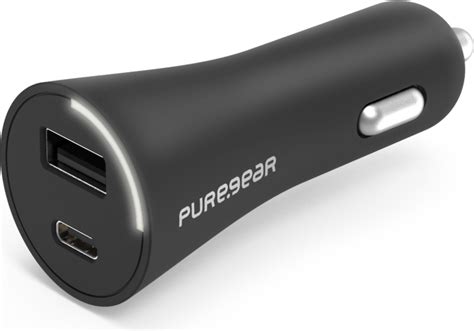 Puregear 30w Black Dual Port Usb A And Usb C Pd Cla Car Charger Hub Price And Features