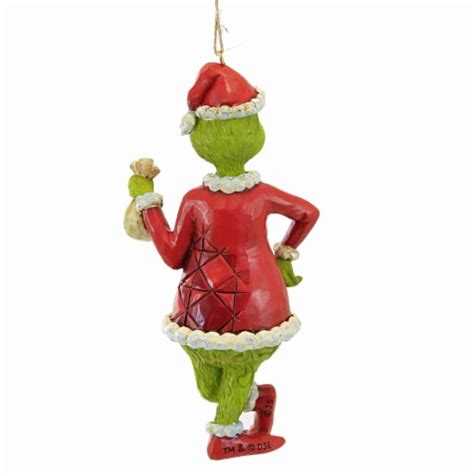 Jim Shore Grinch With Bag Of Coal 5 00in Ornament Dr Seuss 1 Count