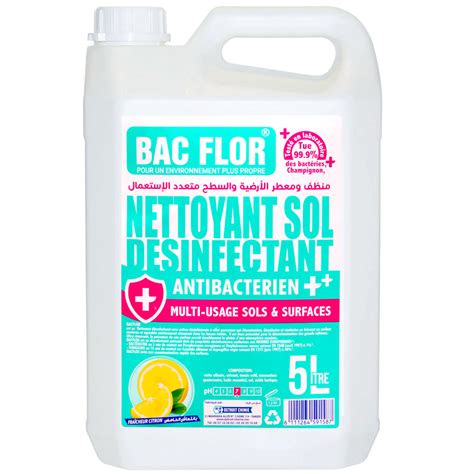 Nettoyant Sol et Surface Antibactérien Bac Flor DETROIT CHIMIE au