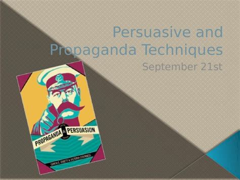 Pptx Persuasive And Propaganda Techniques Dokumen Tips