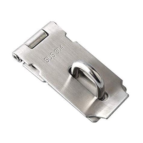 Stainless Steel Hasp Staple Lock Heavy Duty Padlock Clasp Shed Latch