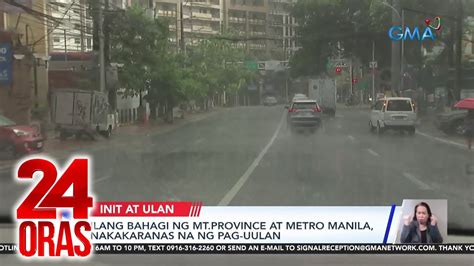 PAGASA Hindi Pa Tag Ulan Localized Thunderstorms Lang Ang