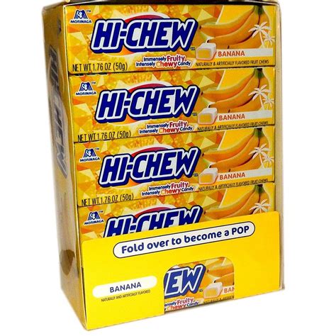 Hi Chew Banana Flavored Candy Groovycandies