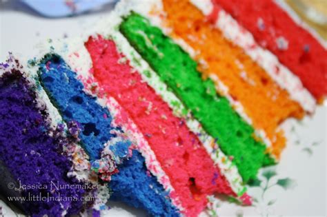 Rainbow Cake Recipe – Little Indiana