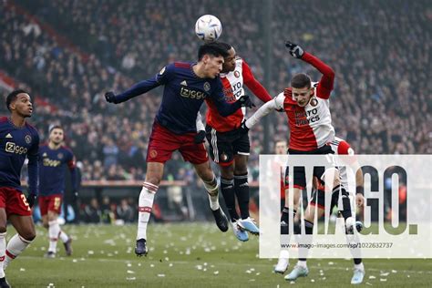 Rotterdam Lr Edson Alvarez Of Ajax Igor Paixao Of Feyenoord Sebastian