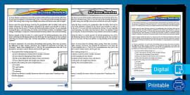 Isaac Newton Differentiated Reading Worksheets Twinkl