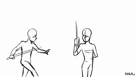 Sword Fight (Animation Rough) by kukadot on DeviantArt