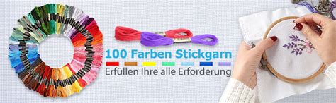 Makeasy Pcs Stickerei Set Stickerei Starter Kit Farbf Den