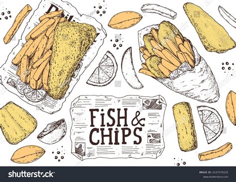 Fish And Chips: Over 5,122 Royalty-Free Licensable Stock Illustrations ...