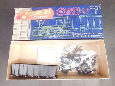 Ho Roundhouse Undecorated Low Side Ore Car Kit Ebay