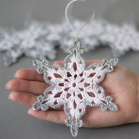 La Mejor Colecci N De Copos De Nieve En Crochet Manualidades Y