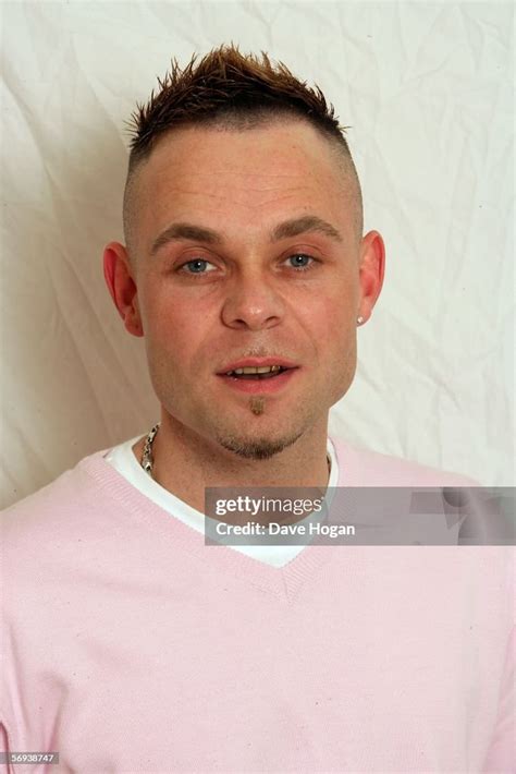 Brian Harvey Of 1990s Boy Band East 17 Pose For A Portrait The