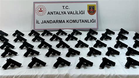 Antalya da silah kaçakçılığı operasyonu Son Dakika Haberleri