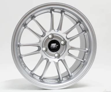 MST Wheels MT45 Gloss Silver Rim Performance Plus Tire