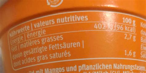 Joghurt Bifidus Mango Migros