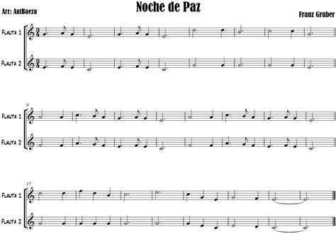 Partitura Noche De Paz