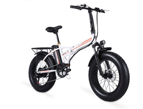 Shengmilo Mx W V Ah Inch E Bike White