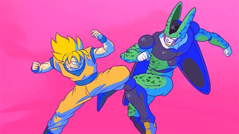 GOKU VS CELL by kish95 on DeviantArt